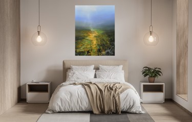 Agartha - The Rainy Valley - 5, Painting Grozdanovski Ivan