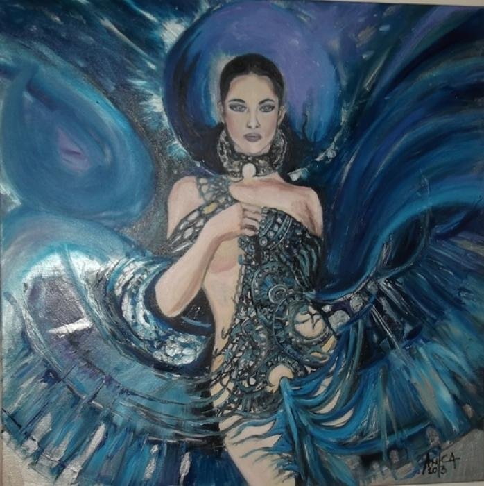 woven with the universe, Painting Anica Mladenovic