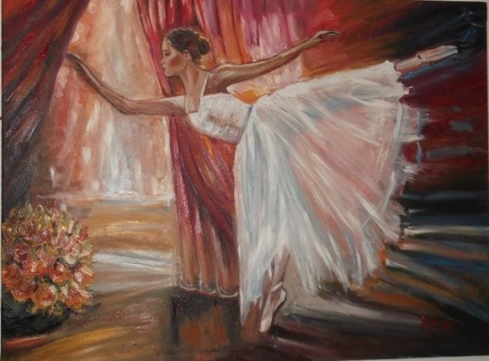 Balerina, Slika Anica Mladenovic