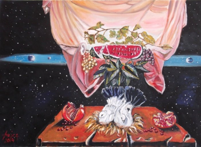 Well-being, Painting Anica Mladenovic