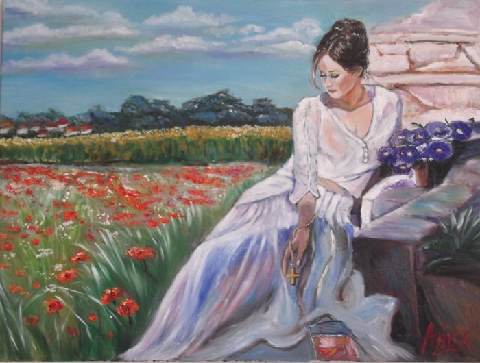 my home, Painting Anica Mladenovic