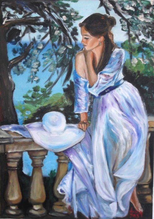 A view of the Sea, Painting Anica Mladenovic