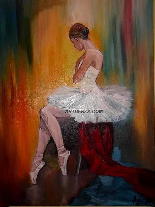 balerina, Painting Anica Mladenovic