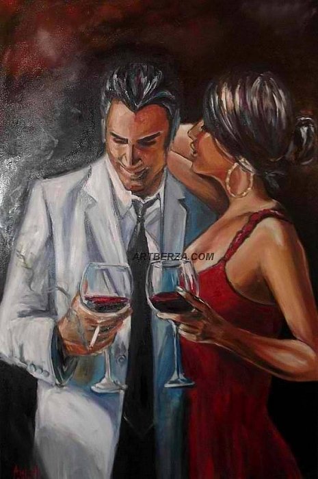flert, Painting Anica Mladenovic