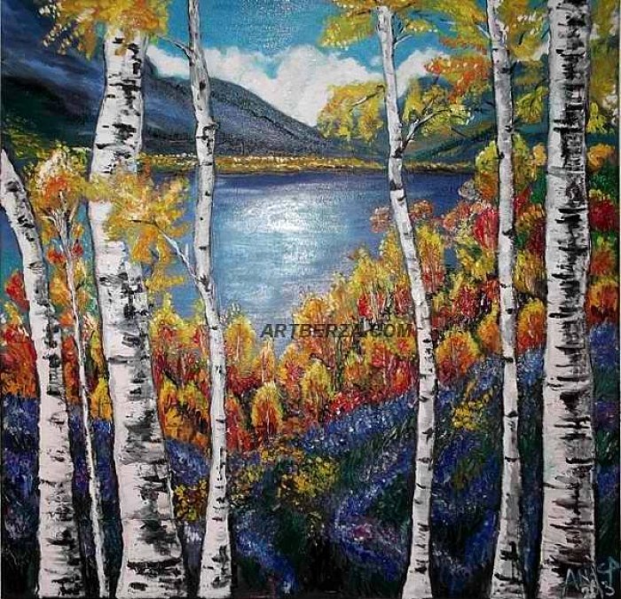 Lake, Painting Anica Mladenovic