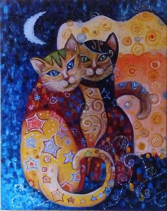 Love in februar, Painting Anica Mladenovic