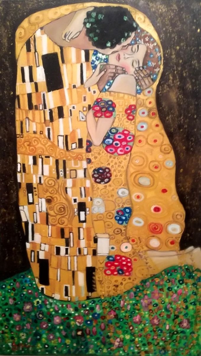 Kiss 2, Painting Anica Mladenovic