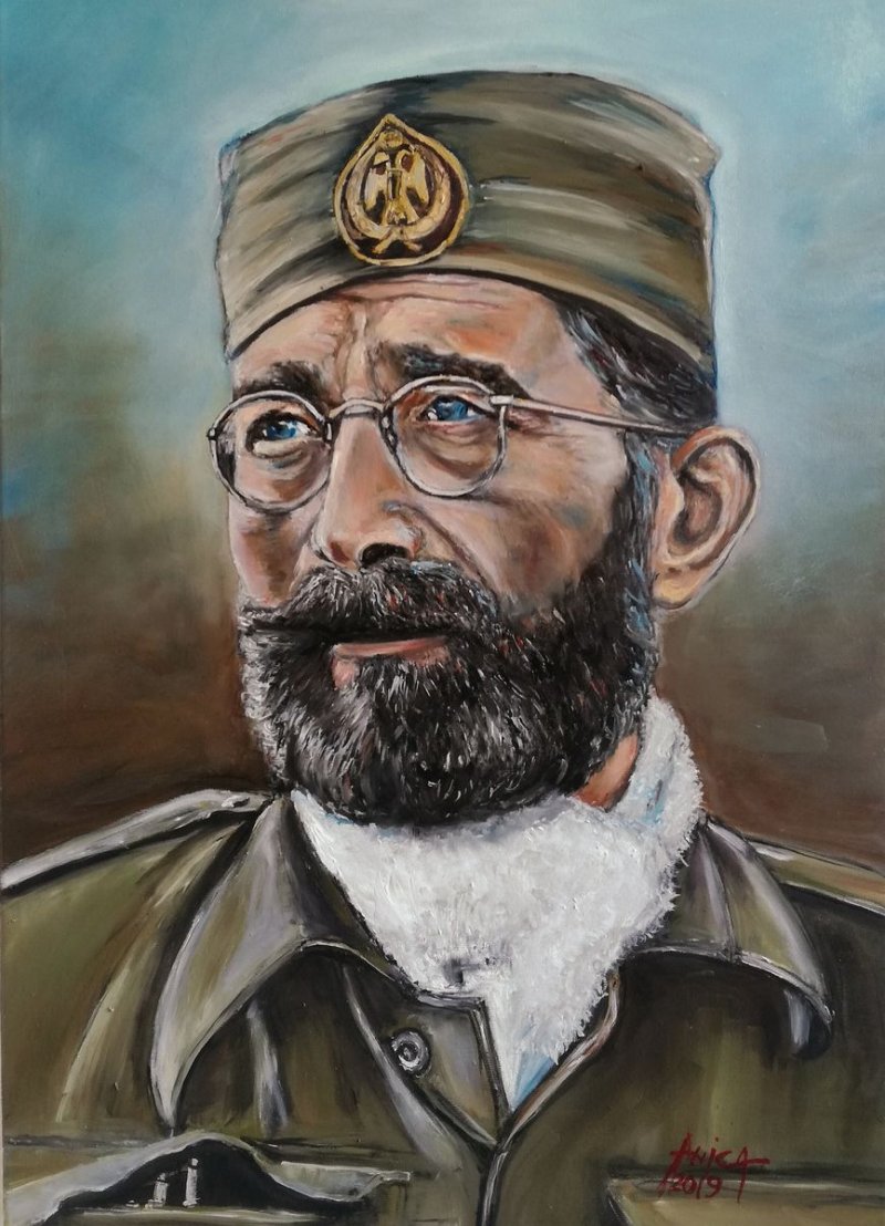 General Draza Mihajlovic, Painting Anica Mladenovic