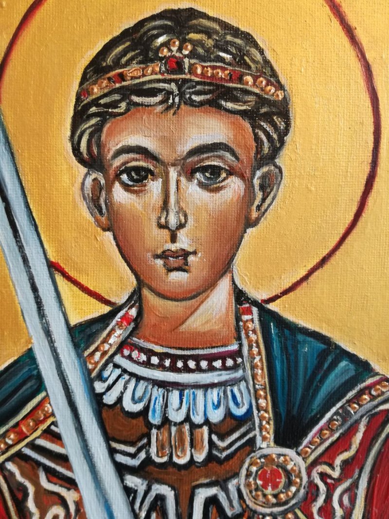 Sveti Dimitrije, Painting Anica Mladenovic