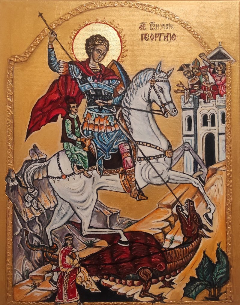 Sveti Djordje, Painting Anica Mladenovic