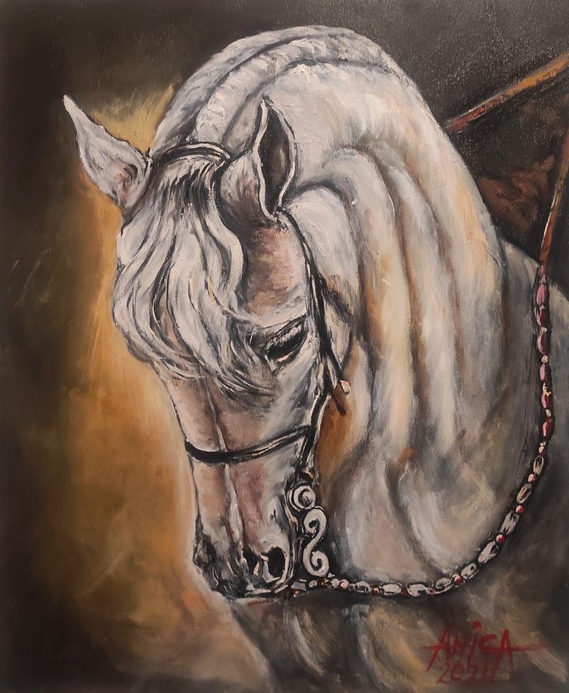 Tiha plemenitost, Painting Anica Mladenovic