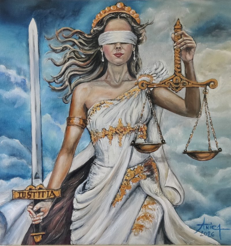 Pravda, Slika Anica Mladenovic