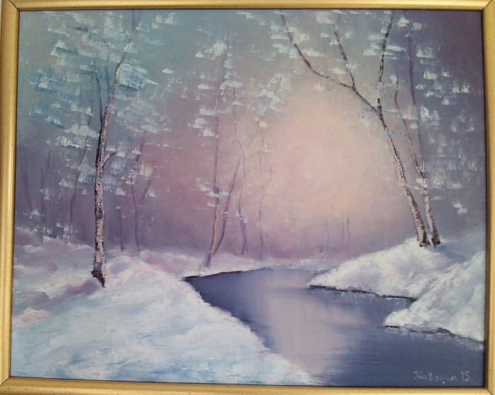 winter 1, Painting Mićunović Kaćuša