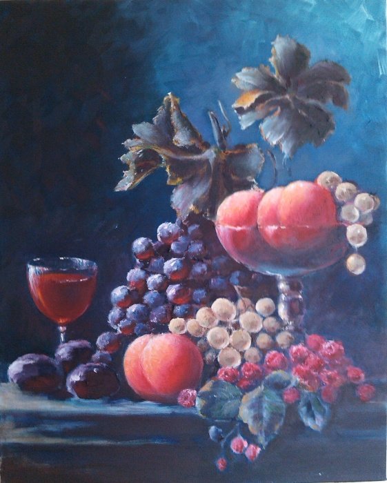 fruit, Painting Mićunović Kaćuša