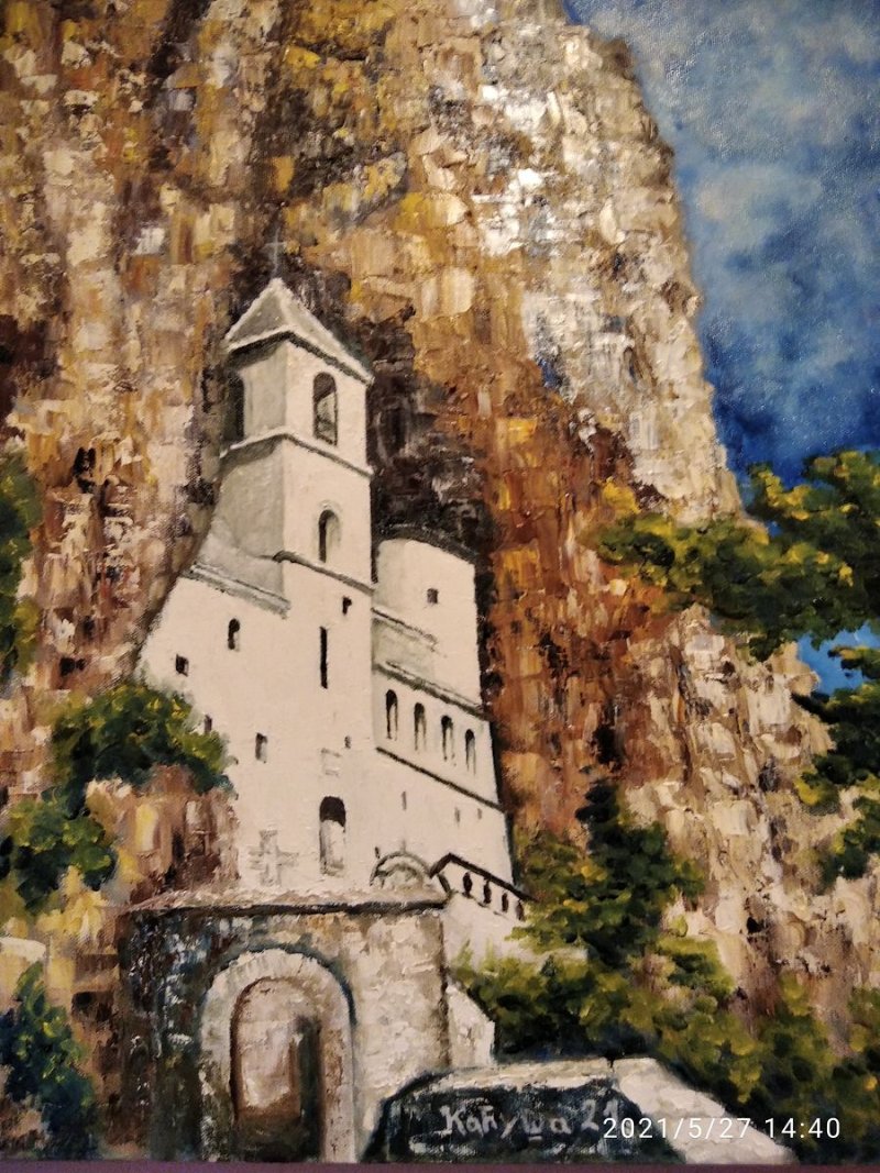Ostrog, Painting Mićunović Kaćuša