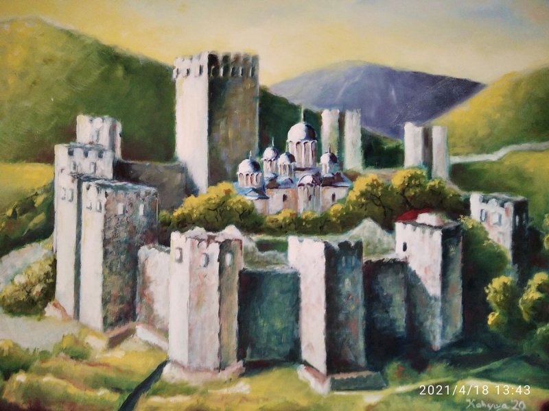 Manasija monastery, Painting Mićunović Kaćuša