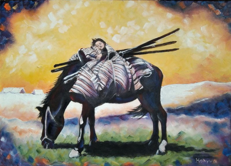 Holiday, Painting Mićunović Kaćuša