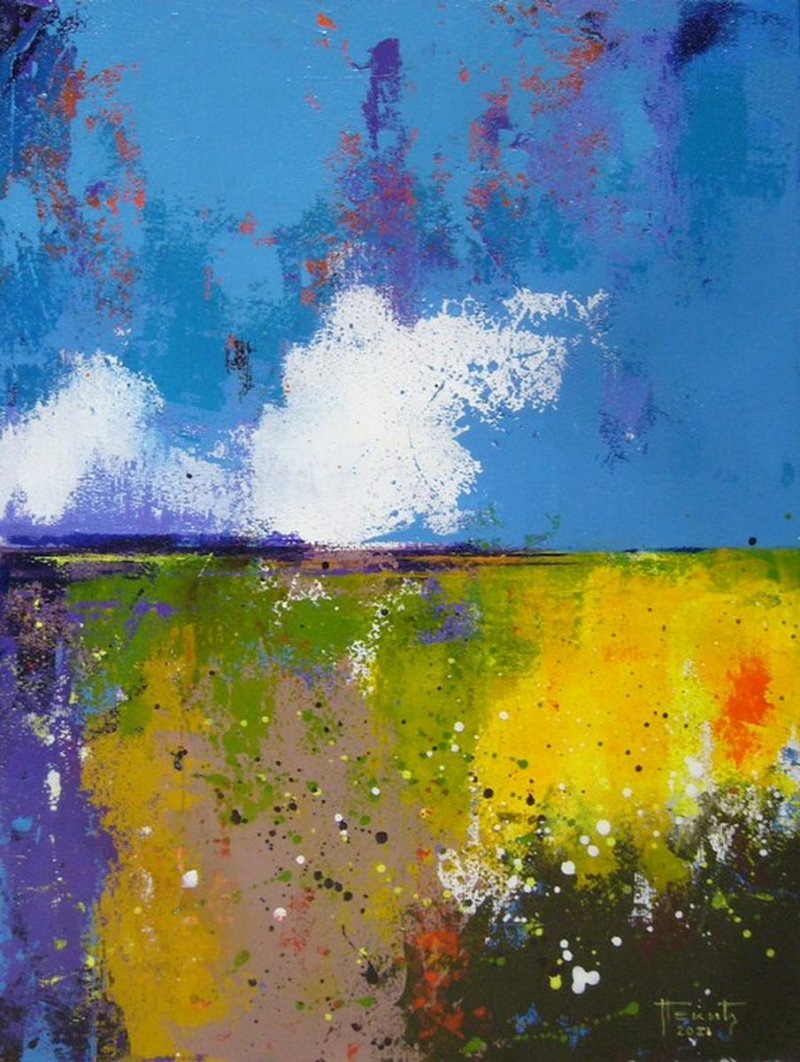 Landscape 2, Painting Pekić Željko