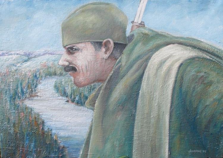 Oko sokolovo, Painting Andrejevic Borivoje Bora