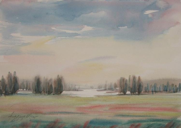 Pejzaž 1, Painting Andrejevic Borivoje Bora