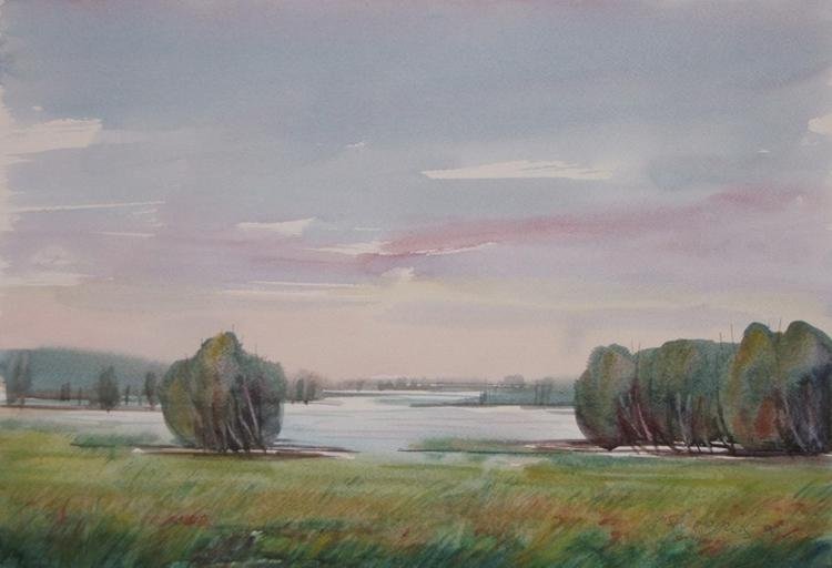 Pejzaž 5, Painting Andrejevic Borivoje Bora