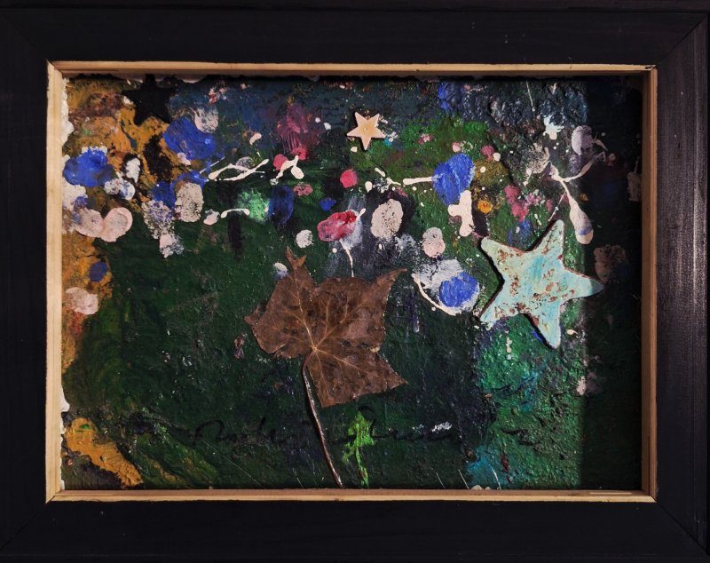 Leaf among the stars, Painting Rakićević Pedja