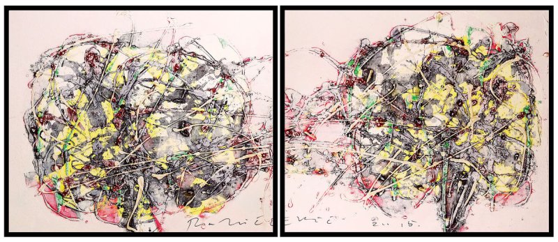 Pink communication, Painting Rakićević Pedja