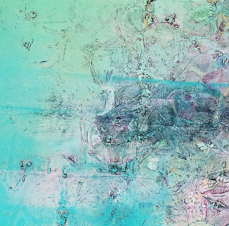 Turquoise Reflexion, Painting Rakićević Pedja