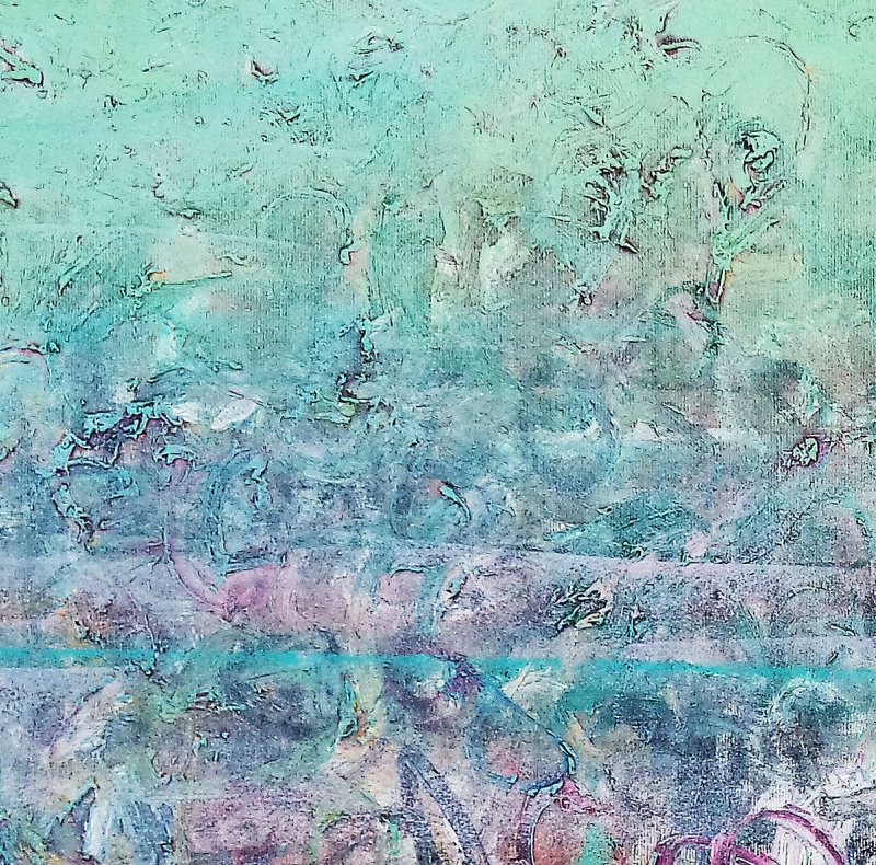 Turquoise Reflexion, Painting Rakićević Pedja
