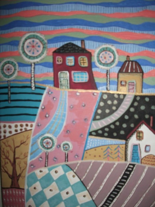 colorful world, Painting Sekulic Sanja