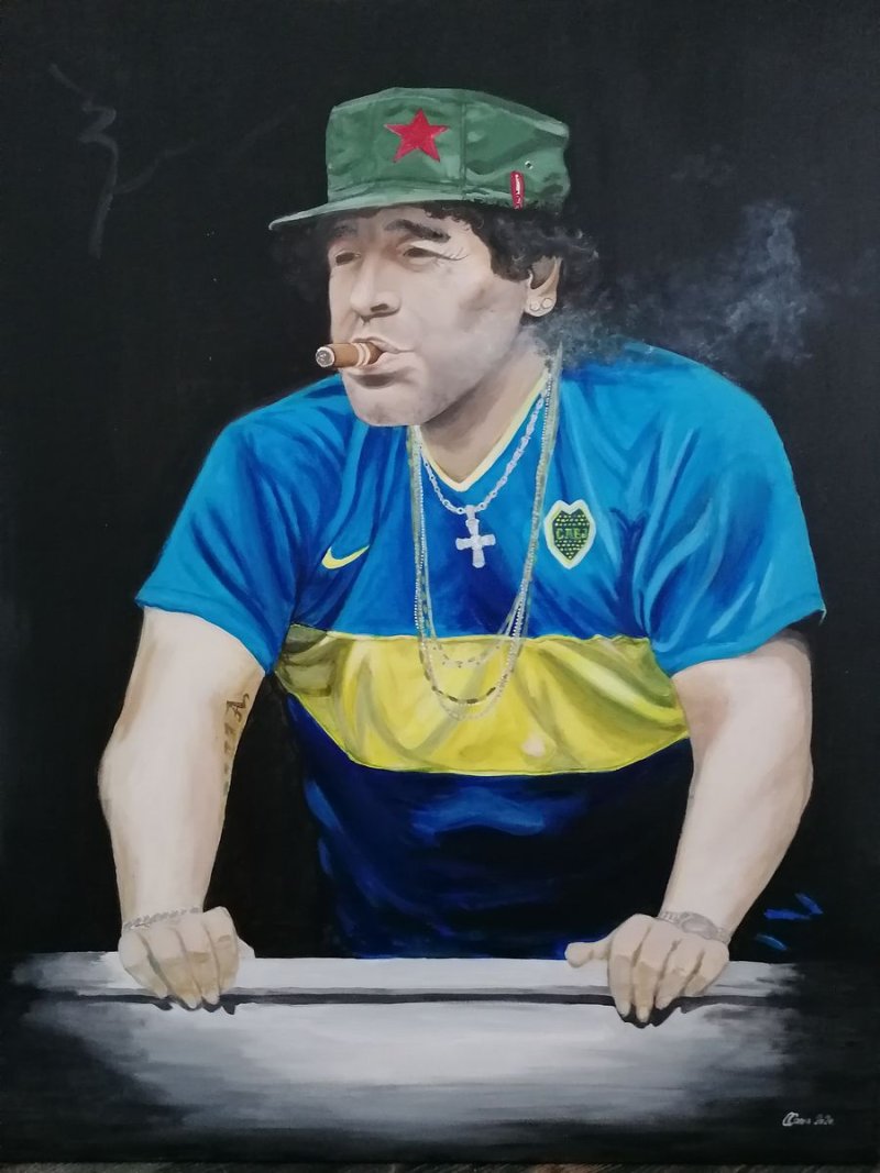 maradona, Slika Sekulic Sanja