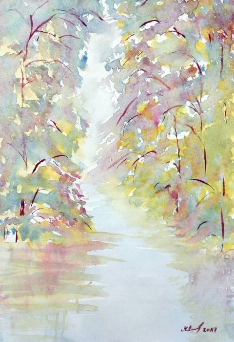 watercolor 8, Painting Delic Mirjana