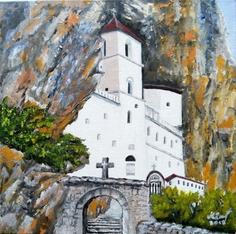 Ostrog, Slika Delic Mirjana