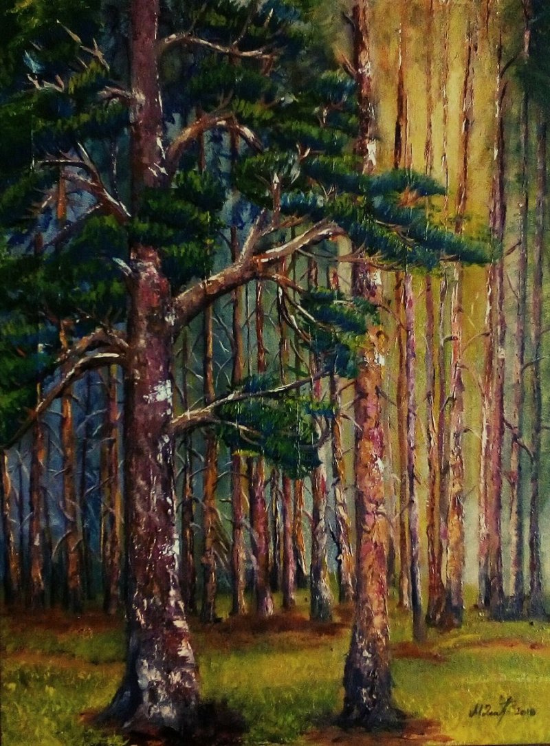 forest, Painting Delic Mirjana