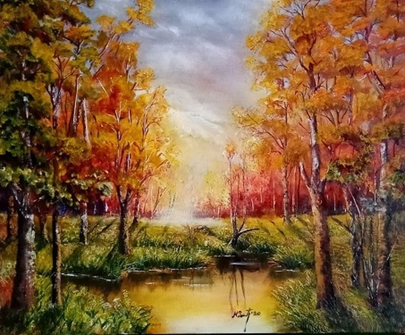 landscape xxx, Painting Delic Mirjana