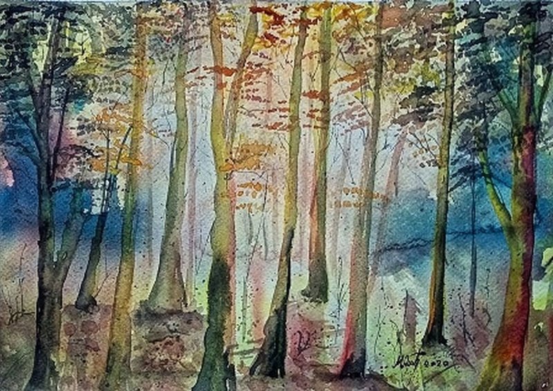watercolor 32, Painting Delic Mirjana