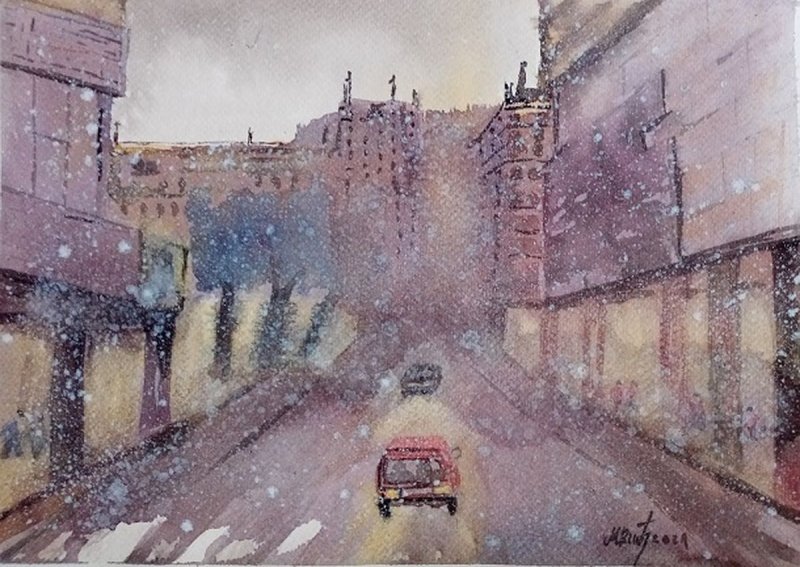 watercolor 11-21, Painting Delic Mirjana