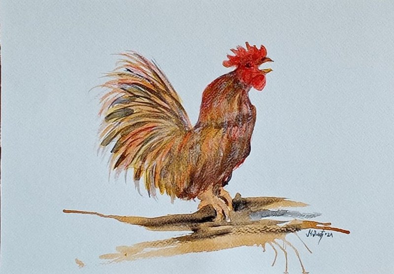 watercolor 37, Painting Delic Mirjana