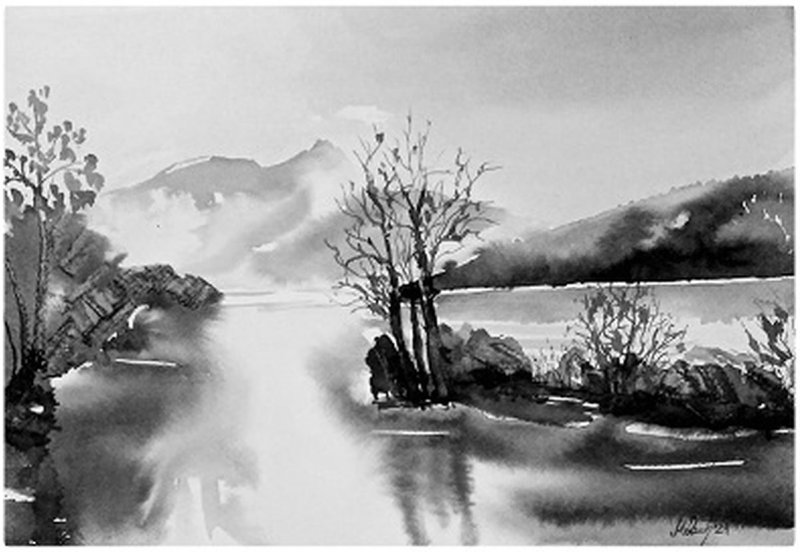 watercolor 43, Painting Delic Mirjana