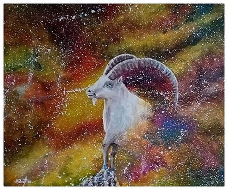 Capricorn, Painting Delic Mirjana