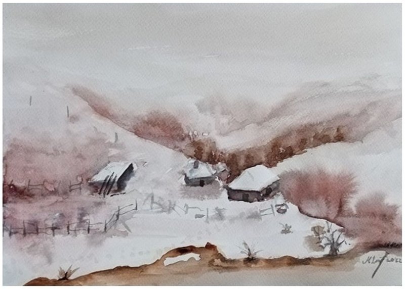 watercolor 1_22, Painting Delic Mirjana