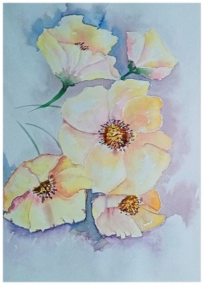watercolor, Painting Delic Mirjana