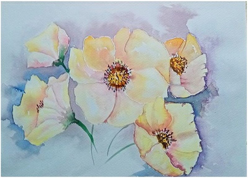 watercolor, Painting Delic Mirjana