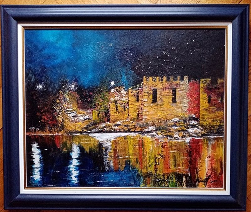 old fortress, Painting Delic Mirjana