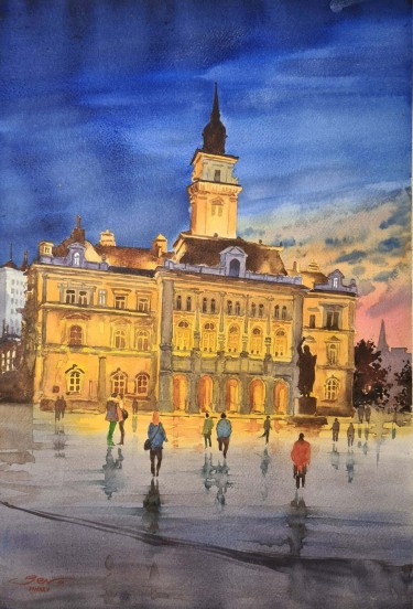 The City Hall in Novi Sad, Serbia  by Ševo Dejan