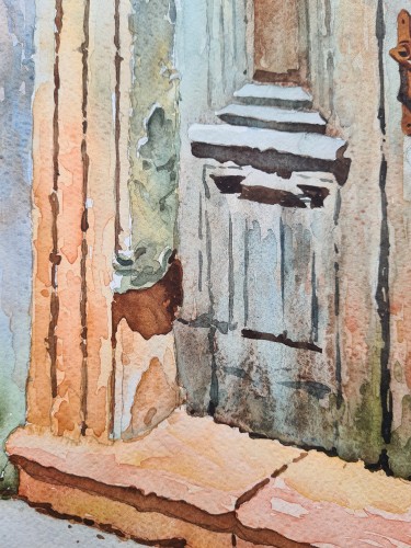 Baroque portal, Painting Ševo Dejan