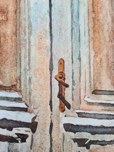 Baroque portal, Painting Ševo Dejan