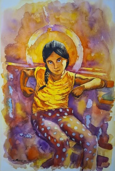 Girl in yellow