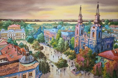 Sremski Karlovci after the rain  by Ševo Dejan