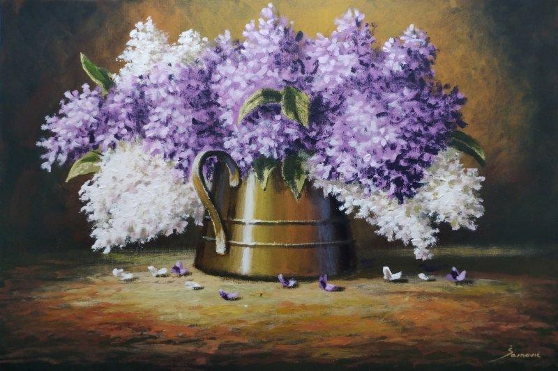 Lilacs, Painting Borko Šainović